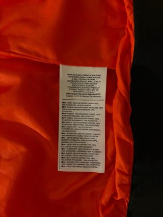 Chaqueta Nike acolchada naranja Talla S