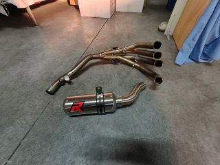 Escape y colectores Honda 600f Hornet
