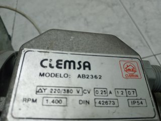 Motor Eléctrico Clemsa