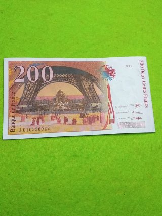 Billete 200 Francos Franceses 1996