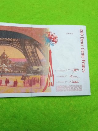 Billete 200 Francos Franceses 1996