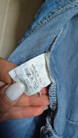 Camicetta di jeans senza maniche