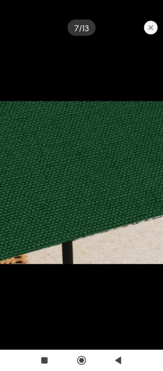 Lona de repuesto para pérgola verde