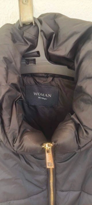 Anorak negro El Corte Inglés mujer