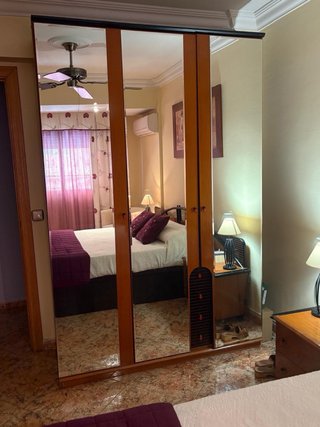 Mueble de noche madera con cajones