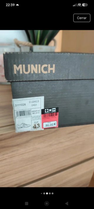 Zapatillas Munich G3 Talla 43