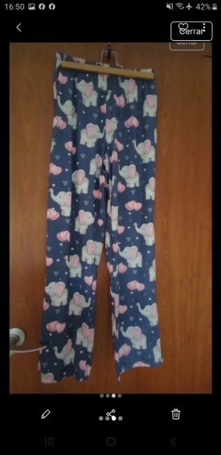 Pijama mujer elefante y globos