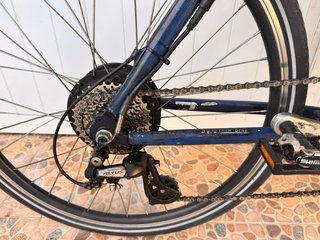 Bicicleta Eléctrica de Montaña Azul