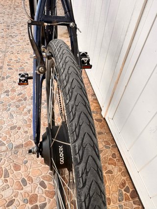 Bicicleta Eléctrica de Montaña Azul