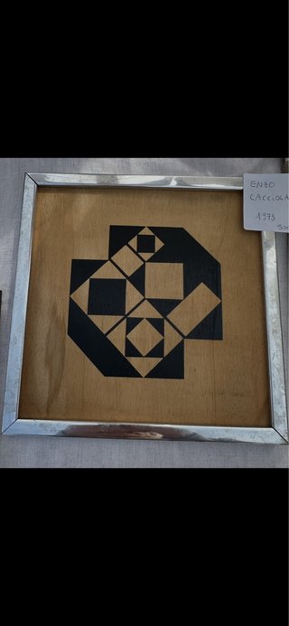 Quadro Enzo Cacciola 1973