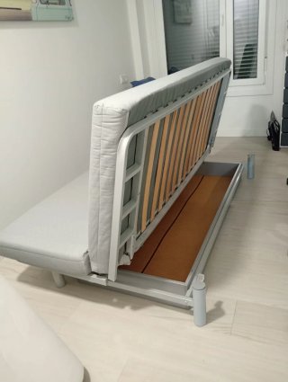 Sofá cama gris
