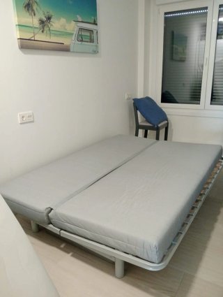 Sofá cama gris