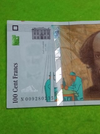 Billete 100 Francos Franceses de 1997