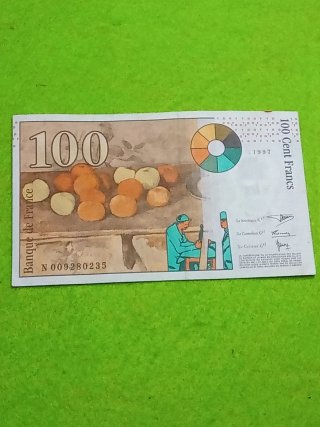 Billete 100 Francos Franceses de 1997