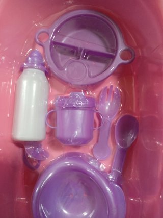 Bañera de juguete con accesorios