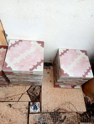 Baldosas hidráulicas originales recuperadas