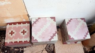 Baldosas hidráulicas originales recuperadas