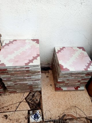 Baldosas hidráulicas originales recuperadas