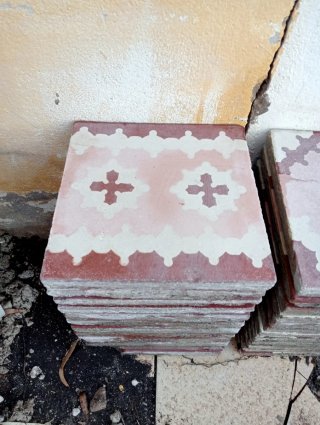 Baldosas hidráulicas originales recuperadas