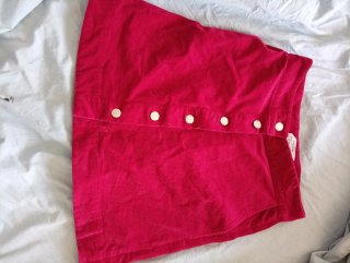 Falda corta estampada mujer Talla S