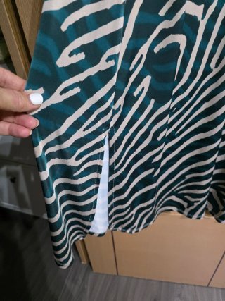 Vestido de verano estampado cebra