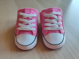 Zapatos bebé Converse rosa