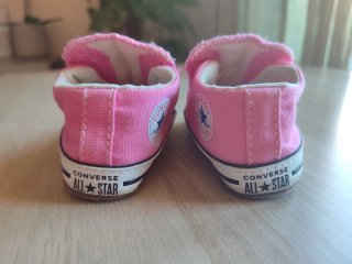 Zapatos bebé Converse rosa