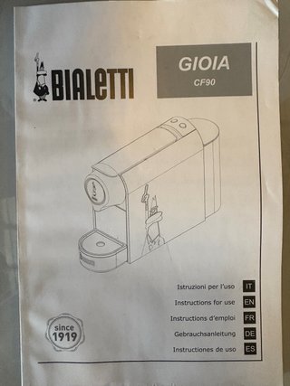 Cafetera Cápsulas Bialetti Gioia Roja