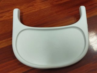 Trona portátil Chicco azul y blanca