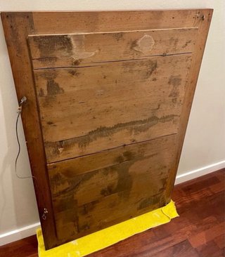 Espejo antiguo 128x86 cm caoba