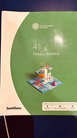 Libro fisica y quimica  4 ESO Santillana