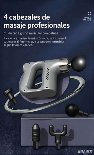 Pistola de masaje muscular Handy 5 niveles