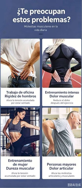 Pistola de masaje muscular Handy 5 niveles