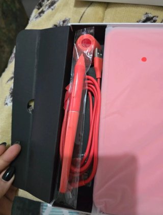 Mesa Digitalizadora Huion HS611 Vermelha