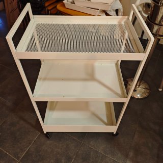 Carrito Ikea NISSAFORS blanco 50.5x30x83 cm