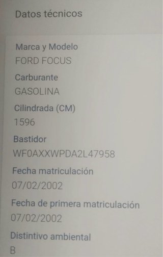 Ford Focus 2002