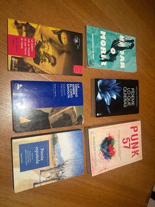 15 libros x 50€