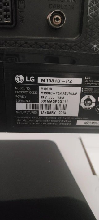 TV 19 pulgadas LG