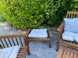 Conjunto Muebles Jardín Madera Exterior