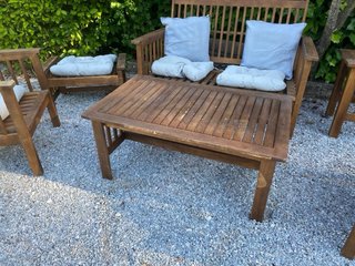 Conjunto Muebles Jardín Madera Exterior