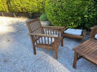 Conjunto Muebles Jardín Madera Exterior