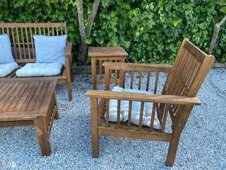 Conjunto Muebles Jardín Madera Exterior