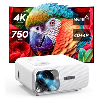 Proyector Jimveo 4K WiFi Blanco