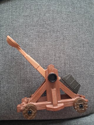 Catapulta Playmobil marrón