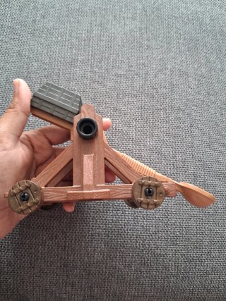 Catapulta Playmobil marrón
