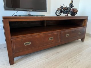 Mueble TV antiguo madera