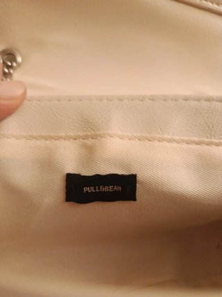 Bolso Pull&Bear beige