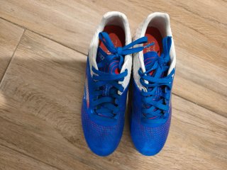 Zapatillas Fútbol Césped Artificial Joma Azul/Blan