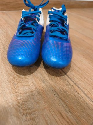 Zapatillas Fútbol Césped Artificial Joma Azul/Blan