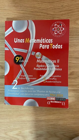 Unas Matemáticas Para Todos (2 Vol.)